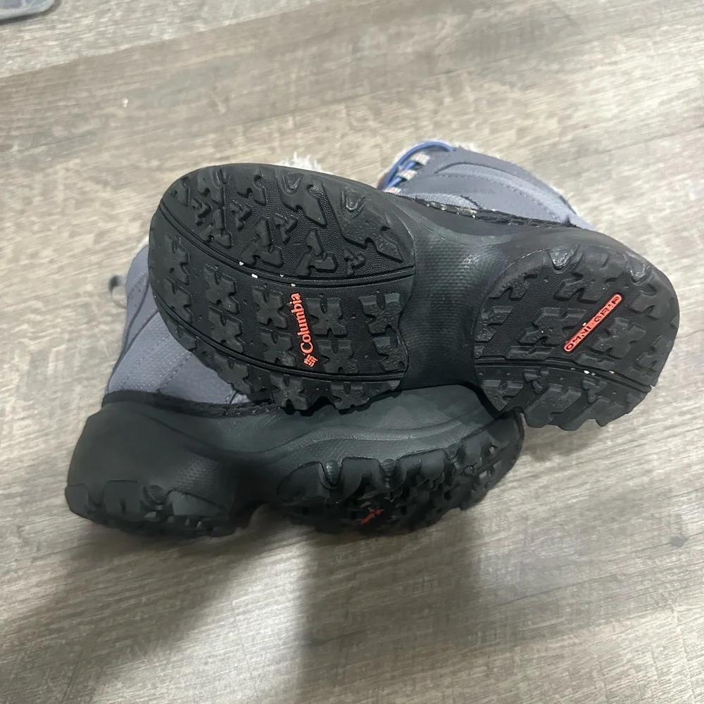 Columbia Kids Gray & Black Winter Boots